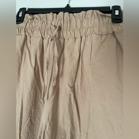 Womens Casual Elastic Waist Solid Comfy Jogging Jogger Pants with Pockets - Picture 9 of 10